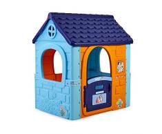 FEBER - Bluey Fantasy House, casita Infantil de Juegos con Puerta abatible, para Jugar al Aire Libre o en casa, casa Resistente y de facil Montaje, para niños de 2 a 6 años, Famosa (FEU11000)