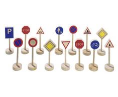 Goki WM397 kit de figura de juguete para niños - Kits de figuras de juguete para niños (3 año(s), Multicolor, Niño/niña, Madera, 240 g, 15 pieza(s)) , color/modelo surtido