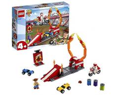 LEGO 4+ Toy Story 4: Espectáculo Acrobático de Duke Caboom, Juguete de Construcción, Incluye Motocicleta de Juguete y Rampa de Saltos (10767)