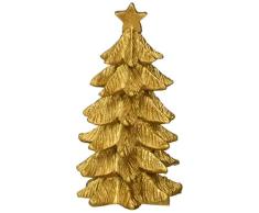 Creative Party- Large Gold Christmas Tree Cake Toppers-12 Pcs Adornos para Tartas de árbol de Navidad Grandes de Color dorado-12 Piezas (F357)