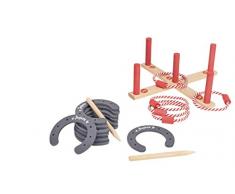 Throw Manta throwj8606 Juegos en Madera con Anillas y herraduras