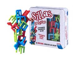 Falomir Sillas Colors, Juego de Mesa, Habilidad, Color Blanco (28022)