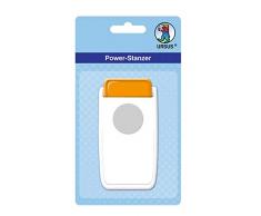 Troqueladora circular, tamaño aprox. 2,5 cm, adecuado para muchos materiales como corcho, cartón, goma musgosa, láminas y plástico, con mecanismo de cierre para ahorrar espacio. , color/modelo surtido