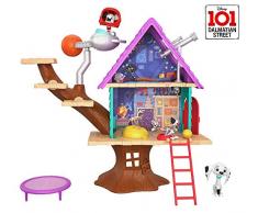 Disney 101 Dalmatian Street Casita del árbol de Dylan con accesorios, juguete niños +5 años (Mattel GDL88)