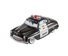 Cars 3- Vehículo Sherif Coche de Juguete Policía, Multicolor (Mattel FLM15)