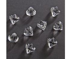 Folat B.V. 1 Pack. Mesa Diamantes Aprox. 20 x 20 mm, Transparente de Transparente, Aprox. 28 g de p