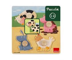 Goula - Puzzle animales granja color (Diset 53069) , color/modelo surtido