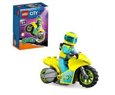 LEGO 60358 City Stuntz Moto Acrobática: Cibernauta, Juguete con Retrofricción, Juego de Acción, Saltos y Acrobacias, Regalo para Niños de 5 Años o Más