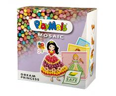 PlayMais 160178 Mosaic Dream Princess - Juego de Piezas para Crear mosaicos con Dibujos de Princesas (6 Dibujos Diferentes)