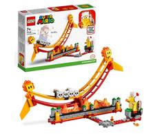 LEGO 71416 Super Mario Set de Expansión: Gran Ola de Lava, Hermano Fuego y 2 Gotas de Lava, Coleccionable Mario Bros, Juguete de Construcción, Combinar con Pack Inicial