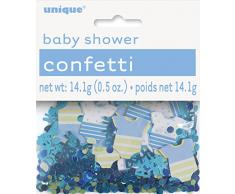 Unique Party - Confeti de Baby Shower - Diseño de Baby Shower de Lunares Azul (61842)