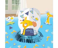 Amscan – 9901959 en tu bautizo día azul Kits de decoración de mesa