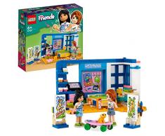 LEGO 41739 Friends Habitación de Liann, Arte y Manualidades, Mini Muñeca Autumun y Perrito, Personajes 2023, Juguete Coleccionable para Niñas y Niños de 6 Años o Más