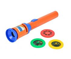 Games & More - Mini proyector con luz led, color naranja / azul (Simba 7828005) , Modelos/colores Surtidos, 1 Unidad