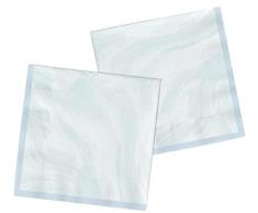 Folat 61920 Vajilla de fiesta Servilletas Fiesta 33cmx33cm 20 piezas Azul Mármol - Servilletas de papel para Cumpleanos, Fiesta infantil, Despedida de Soltera, Compromiso, Boda, Aniversario