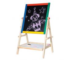 Woodyland 38 x 65,5 cm Didáctica Juguetes Pizarra magnética de Blanco y Negro