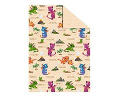 Ursus 11474602 - Cartulina para fotografía (10 Hojas, 300 g/m², DIN A4, celulosa, impresión por Ambos Lados), diseño de dragón, Multicolor