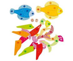 Goki 56832 - Juegos y Juguetes de Habilidad/Activos (Multicolor, Madera, 4 año(s), CE, 161 mm, 125 mm)