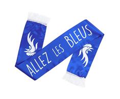 Boland 62204 - Bufanda Francia, 145 x 17 cm, Allez les Bleus, decoración, disfraz, fiesta temática, cumpleaños, Eurocopa, Mundial, artículo para fans