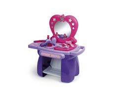 Chicos - Lovely Princess Mi Primer Tocador Infantil con Amplio Espejo | Set peluquería12 Accesorios | Tocador de Maquillaje niña | Tocador de Princesa (84208)