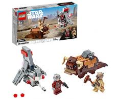 LEGO Star Wars - Microfighters: Saltacielos T-16 vs. Bantha, Juguete de La Guerra de las Galaxias una Esperanza, Incluye Minifigura de Piloto, un Bandido y Bantha (75265)