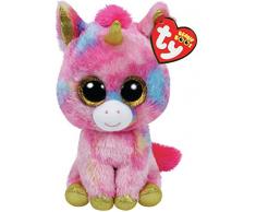 Ty - Fantasía, Peluche Unicornio, 15 cm, Color Multicolor (36158TY)