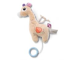 NICI Jirafa de Cuerda 2D Sasuma 20cm Niñas de 0+ Meses-Caja de Música para Bebé-Ayuda para Dormir para Bebés e Infantes-Ideal para Cama, Cochecito, Cunas-Canción de Cuna de Mozart, color beige (48033)