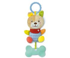 Clementoni Dulce Perrito, Peluche, sonajero bebé Desde 0 Meses (17785)