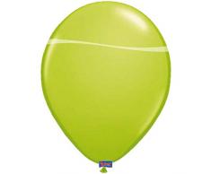Folat - Metálico Globos De Manzana Verde color Para Fiesta - 12In/30cm - 100 piezas