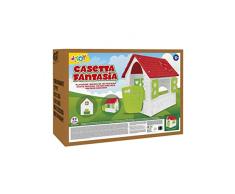WTOY- Caseta de jardín con Puertas y Ventanas Que se Pueden Abrir y reistente a los Cambios de Temperatura y Clima, Color multicolotr (DOHANY Toys and Games 40476)