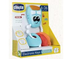 Chicco Llaves Electrónicas - Juguete Sonajero con Forma de Llaves Coche, con Luces y Sonidos, Bilingüe Español e Inglés, Óptimo para Bebés y Relago Recién Nacidos