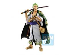Banpresto- Japanese Style One Piece Estatua Roronoa Zoro, Multicolor (85205)
