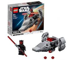 LEGO Star Wars - Microfighter: Infiltrador Sith, juguete divertido de construcción de nave de La Guerra de las Galaxias con Darth Maul (75224)