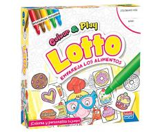 Falomir Color & Play Lotto, Juego de Mesa, Manualidades, Multicolor (1)
