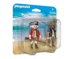 PLAYMOBIL- Pirata y Soldado Juguete, Multicolor (geobra Brandstätter 9446)