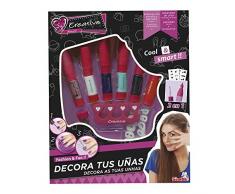 CREATIVE - Set de decoración, 6 lapcies y 6 aplicadores, Color Rosa (Simba 5957534)