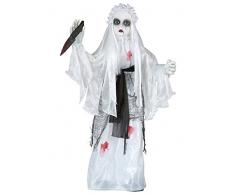 Widmann 01386 - Killer novia animado con el cuchillo y el sonido espeluznante, alrededor de 75 cm