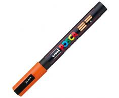 Uniball Posca - Rotulador de punta fina, naranja