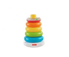 Fisher-Price - Pirámide balanceante, juguetes bebe 6 meses (Mattel N8248)
