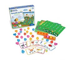 Learning Resources Set de Actividades del jardín del Alfabeto, Juegos didácticos para Interiores, abecedario para Preescolar, Juguetes didácticos para niños pequeños, 45 Piezas, 3+
