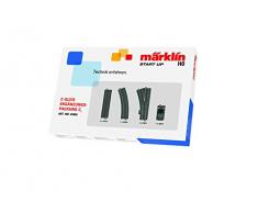 Märklin C1 C Track Extension Set Rastrear - partes y accesorios de juguetes ferroviarios (Rastrear,, 16.5 mm, 5 pieza(s), Negro)