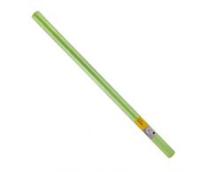 Idena 417511 - Mantel de papel en color verde manzana, un rollo en tamaño 100 cm x 10 m, mantel de papel lavable como decoración para fiestas, vuelta al cole y cumpleaños