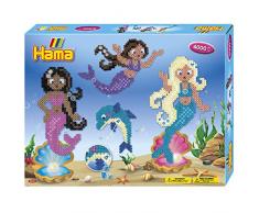 Hama 10.315 Mermaids Gift Box Mosaic Bead Set, Mixed, One Size Marrón Caja de Regalo