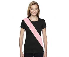 amscan amscan-9909904 9909904-Banda para despedida de soltera (6 unidades), color rosa, 76 cm (9909904)