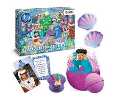 CRAZE Calendario de Adviento 2022 para niños, estrella de Tiktok Emir Bayrak Mermaid Calendario de Navidad para niños con bolas de baño INKEE, Compund Mix y contenido exclusivo - 40522