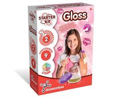 Science4you Starter Kit Lipgloss – Haz Tus Propios Labiales, Juguete Científico y Educativo, Juego Cosmética, Dermatológicamente Probado, 2 Experimentos Sencillos y Divertidos para Niños 8 Años