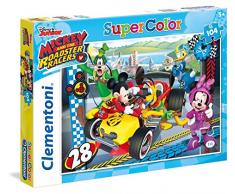 Clementoni-27984 Puzzle 104 Piezas Mickey and The Roadster Racer, Miscelanea (27984.5)