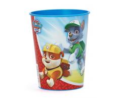 Amscan 421462 Patrulla Canina - Vaso de plástico, 473 ml, color azul