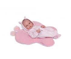 Muñecas Guca- MUÑECA Recien Nacido INMA Pijama Rosa con COJIN Mariposa A Juego. 36CM, Multicolor (923) , color/modelo surtido