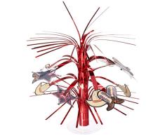 amscan Western Mini Foil Cascade Centrepiece 19cm-1 Pc Centro de Mesa (19 cm, 1 Unidad)